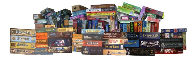 pile of games